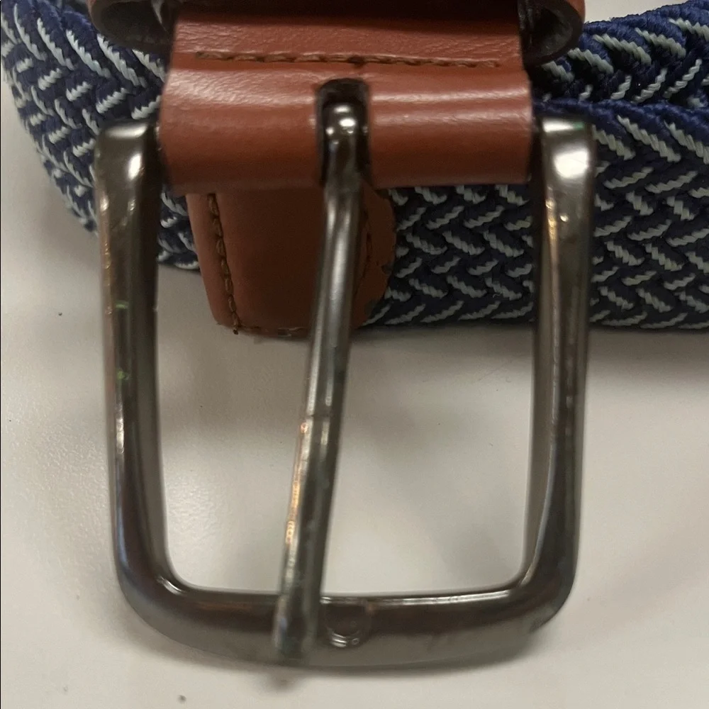 Original Penguin Navy & Blue with stretch Men's Belt size L